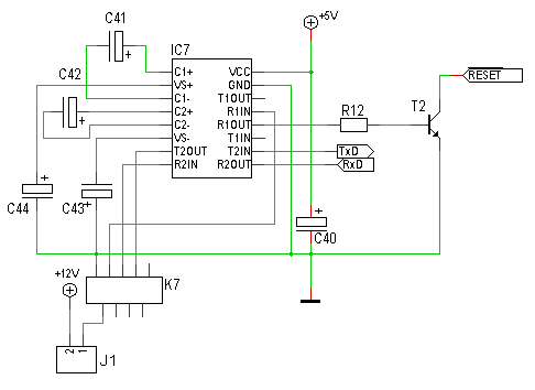 Schaltplan-Auszug Pegelwandler