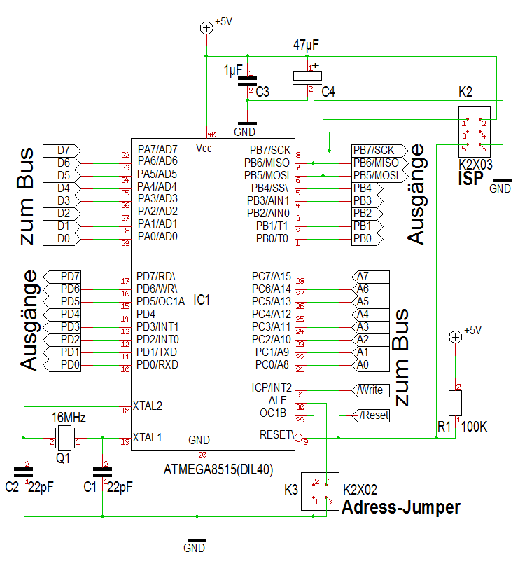 Schaltplan Controller